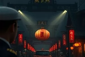 《夜行食单》夜市摊主翻动铁板炒饭的夜景